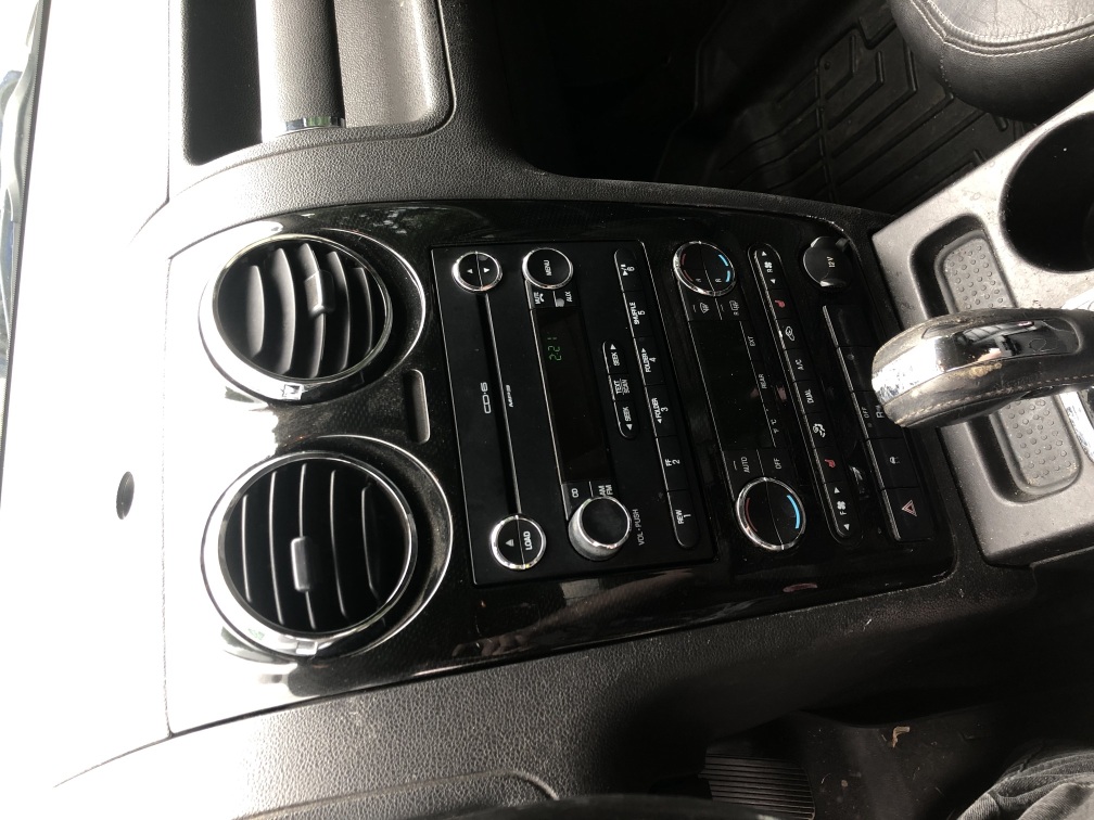 a Ford Taurus X entertainment center, now looking good as new!
