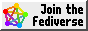 the Fediverse logo, with the text join the Fediverse
