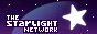 the text the starlight network next to a star