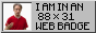 internet personality Tom Scott, with the text i am in an 88x31 web badge